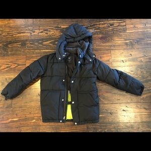 Boys Gap black ski jacket youth XL like new